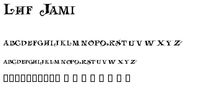 LHF Jami font